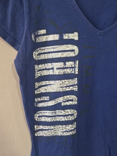 Chase Authentics Men's Blue Short Sleeve T-Shirt Size Large Racing Graphic #T12t - Thumbnail 2