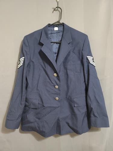 ASU Women's Tropical Blue 450 Service Coat Jacket Dress Army Size 14/ML