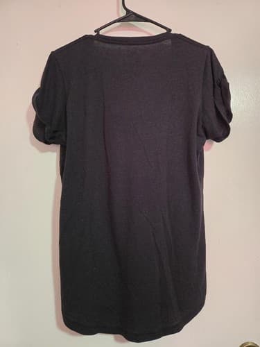 Medium - Woman's Nike Sport Shirt loose fit Short Sleeve #E51e - Thumbnail 3