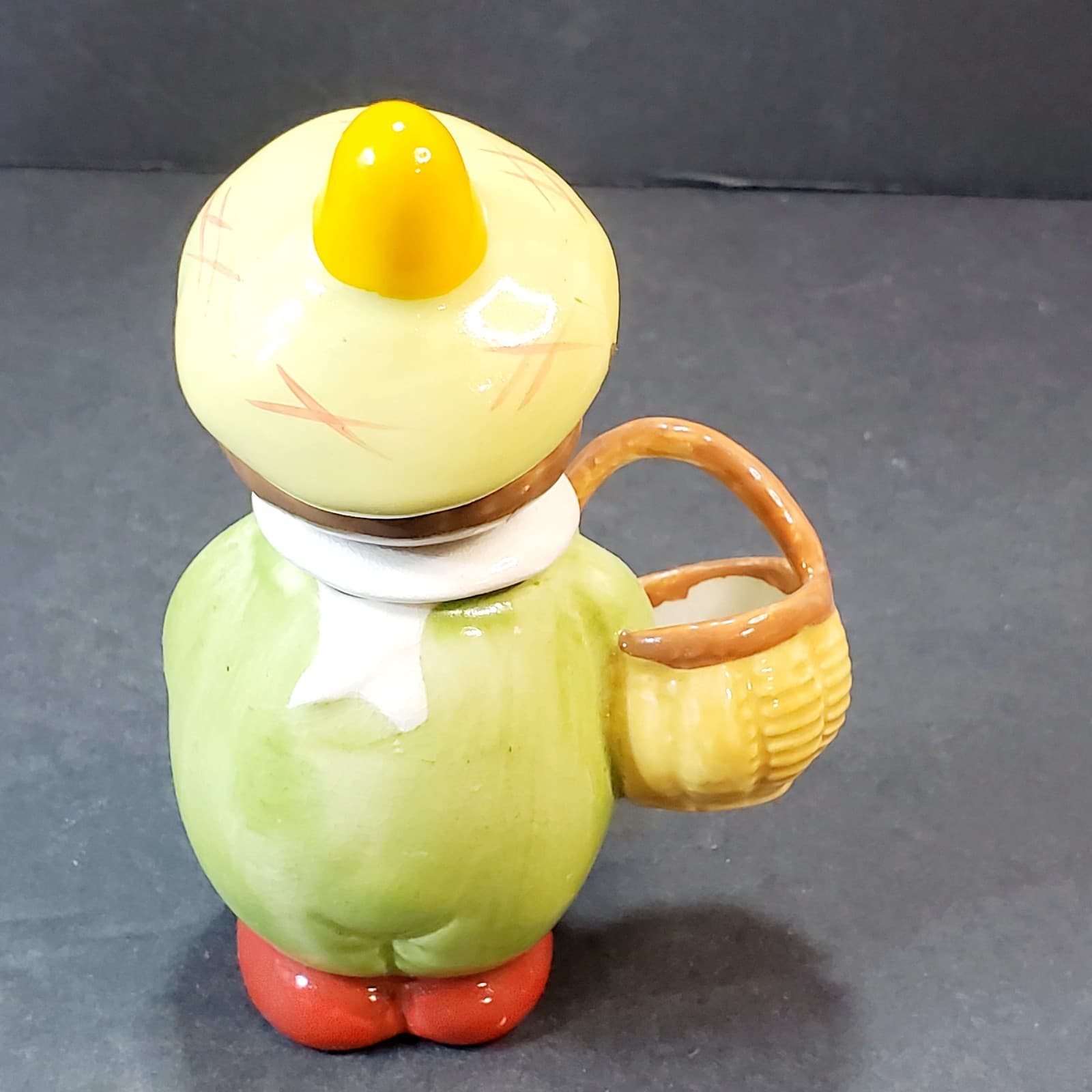 Vintage Googly Eyed Boy Pin Cushion Needle Keeper Perfume Bottle Germany - Thumbnail 10