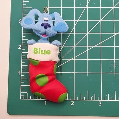 Nickelodeon Blue's Clues Stocking Christmas Ornament 2005 Licensed Collectible - Thumbnail 4