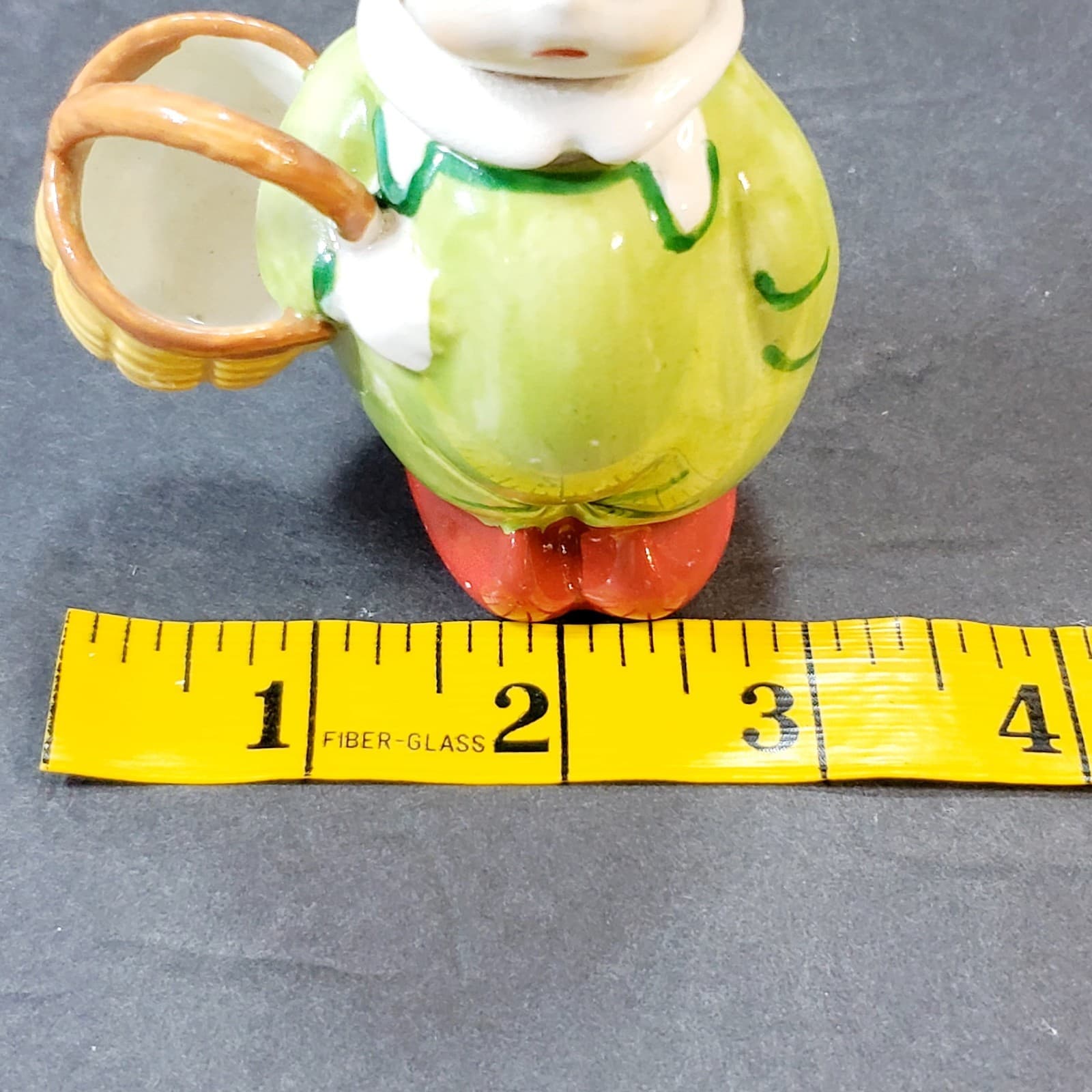 Vintage Googly Eyed Boy Pin Cushion Needle Keeper Perfume Bottle Germany - Thumbnail 14