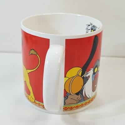 Vintage Disney The Lion King Simba And Rafiki Oversized Mug EMA Germany HTF - Thumbnail 4