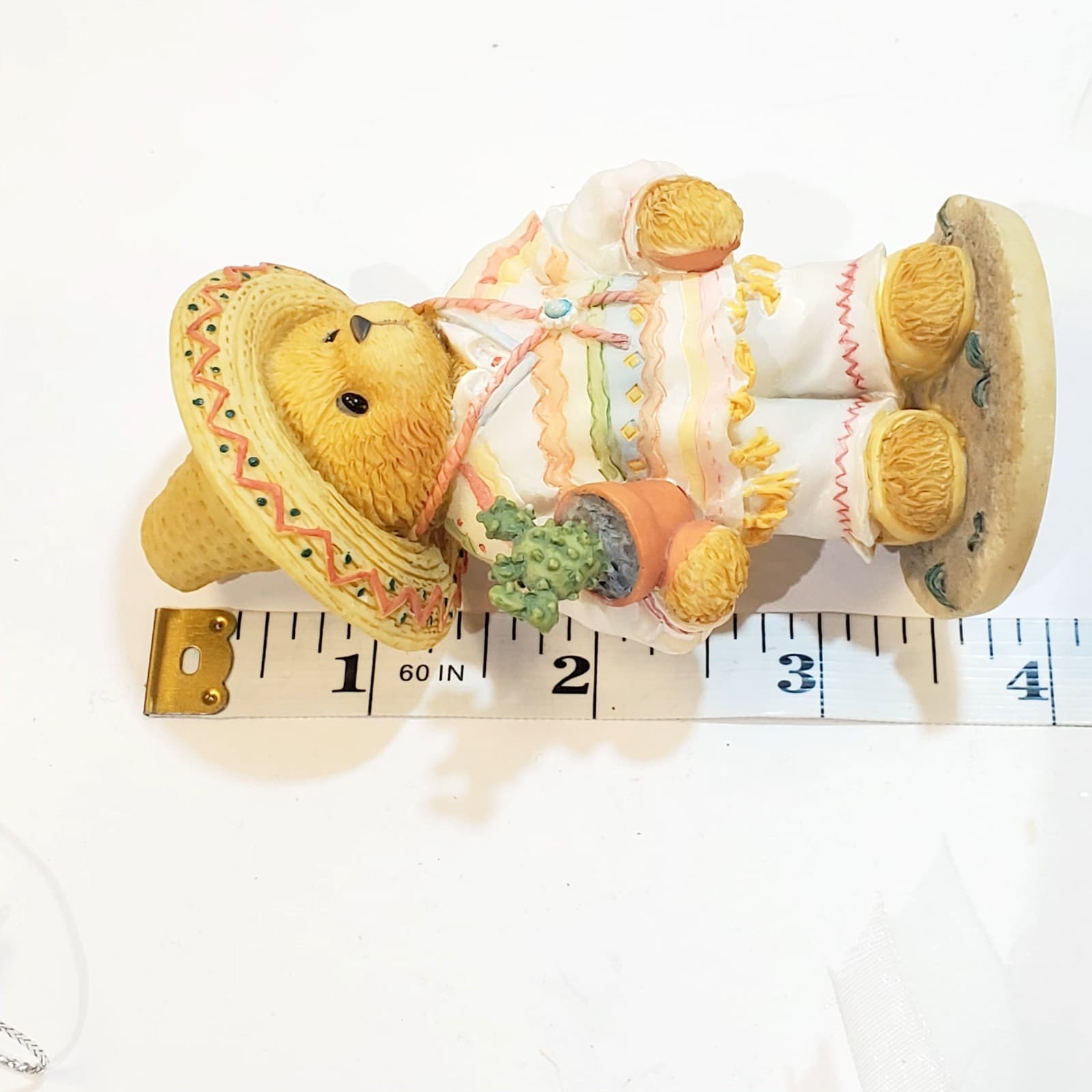 Vintage 1996 Cherished Teddies CARLOS I found an amigo in you Figurine #202339 - Thumbnail 6