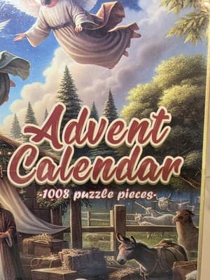 Merry Christmas Puzzles Advent Calendar Nativity Scene 1008 pc. Jigsaw Puzzle - Thumbnail 2
