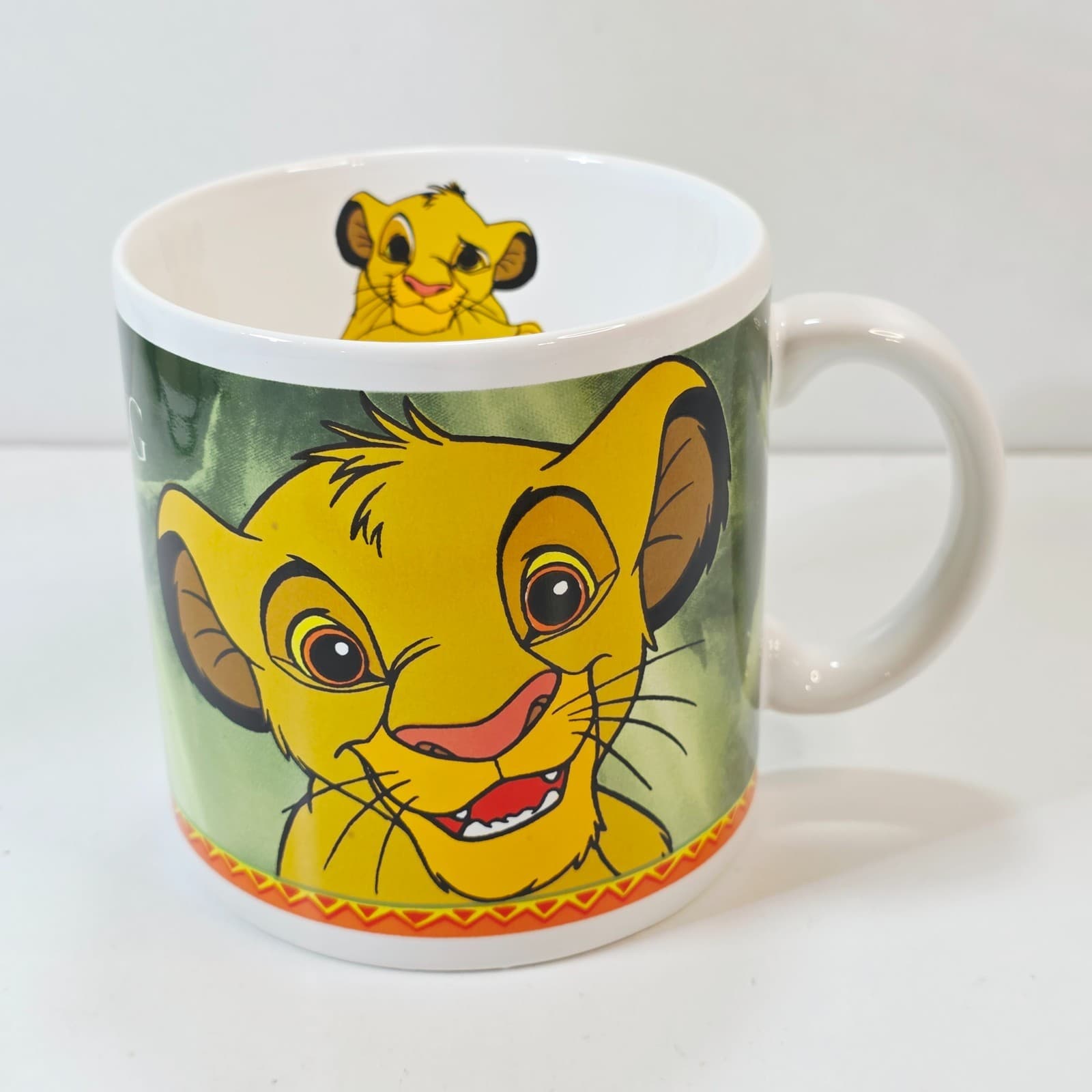 Vintage Disney The Lion King Simba And Nala Oversized Mug EMA Germany HTF