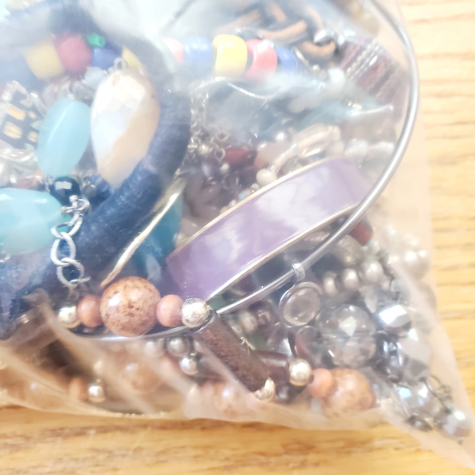 6+ LB Jewelry Lot Mostly Wearable or Resellable Necklace Earrings Vtg/Modern 711 - Thumbnail 11