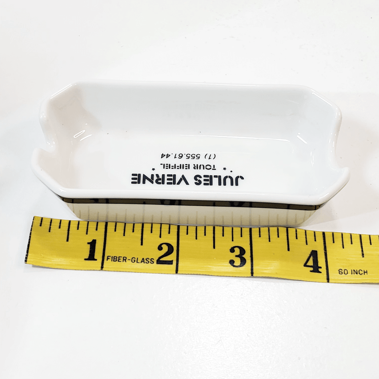 Jules Verne Tour Eiffel Bauscher Weiden German Porcelain Ashtray Trinket Tray - Thumbnail 7