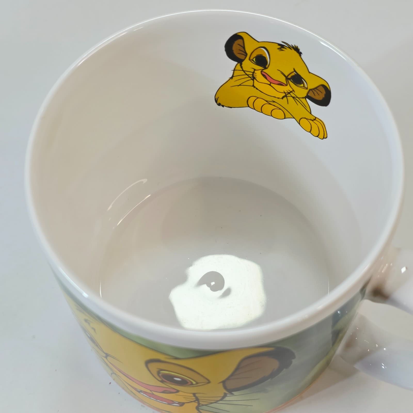 Vintage Disney The Lion King Simba And Nala Oversized Mug EMA Germany HTF - Thumbnail 5