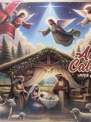 Merry Christmas Puzzles Advent Calendar Nativity Scene 1008 pc. Jigsaw Puzzle - Thumbnail 3