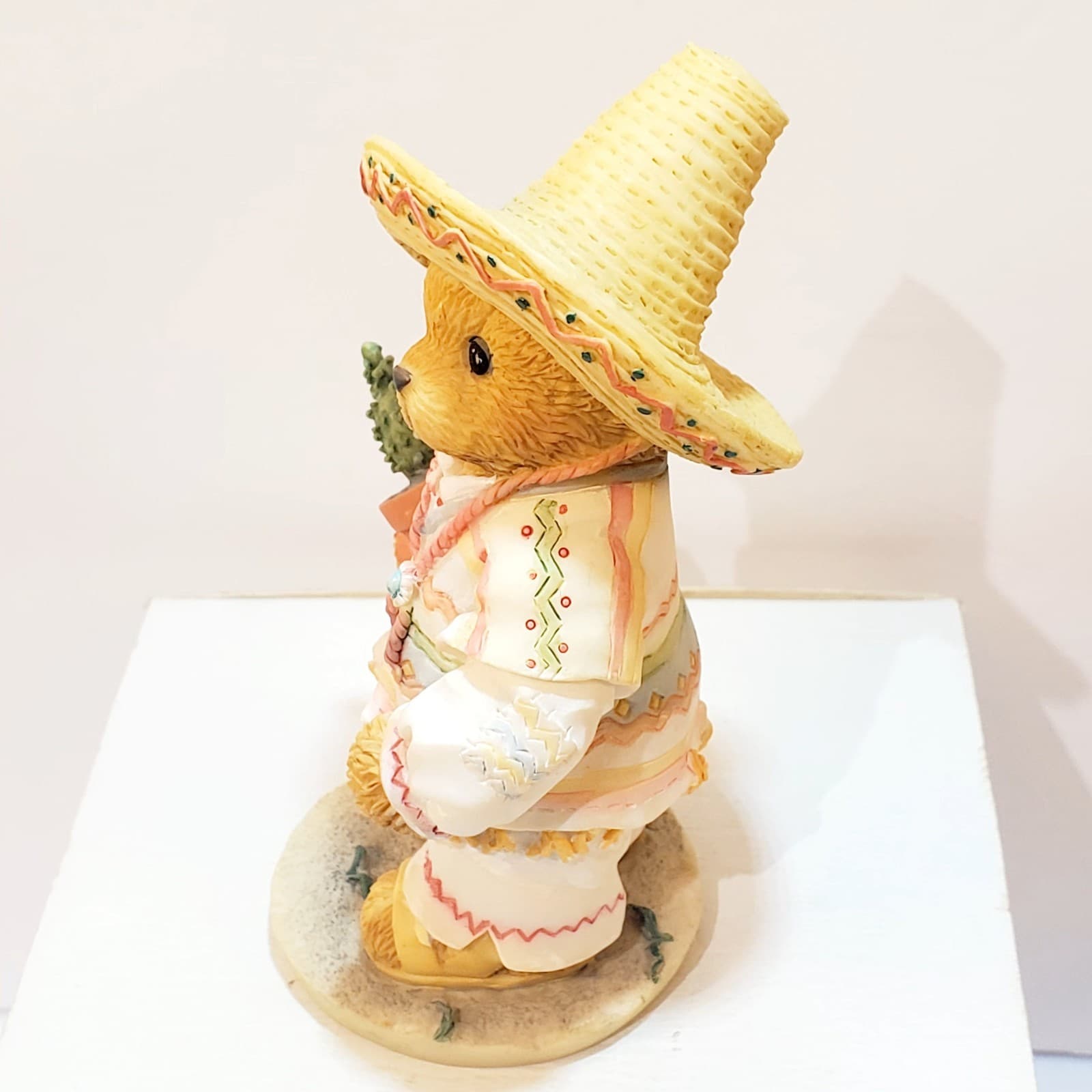 Vintage 1996 Cherished Teddies CARLOS I found an amigo in you Figurine #202339 - Thumbnail 2
