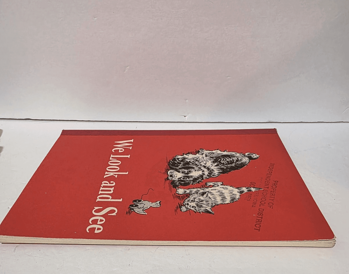 Dick & Jane Primer Book We Look And See Scott Foresman Softcover 1946-47 Edition - Thumbnail 8