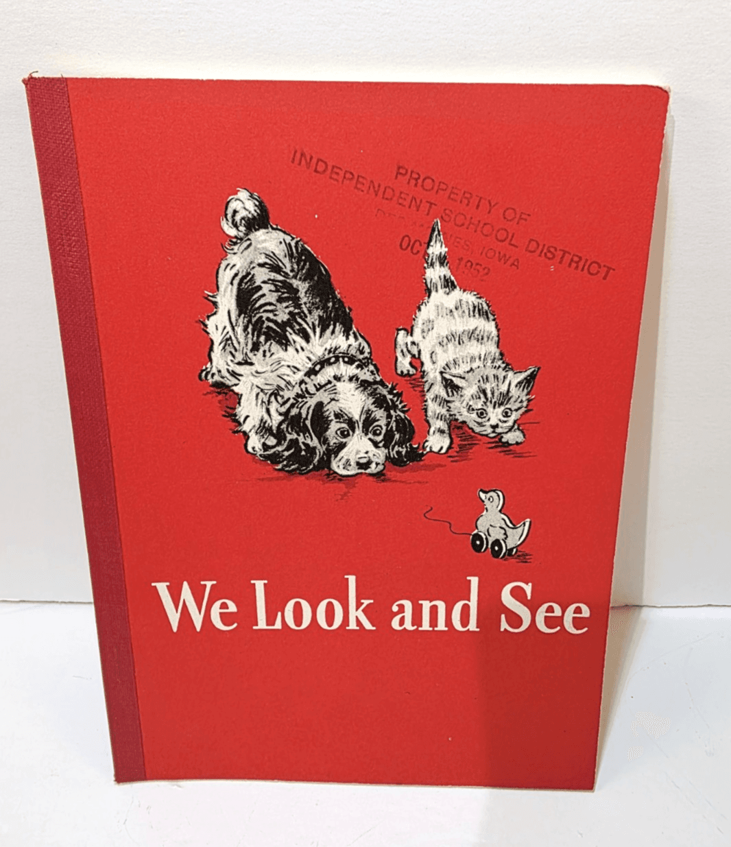 Dick & Jane Primer Book We Look And See Scott Foresman Softcover 1946-47 Edition