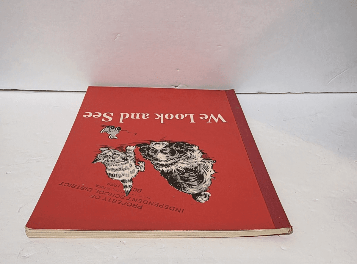 Dick & Jane Primer Book We Look And See Scott Foresman Softcover 1946-47 Edition - Thumbnail 9