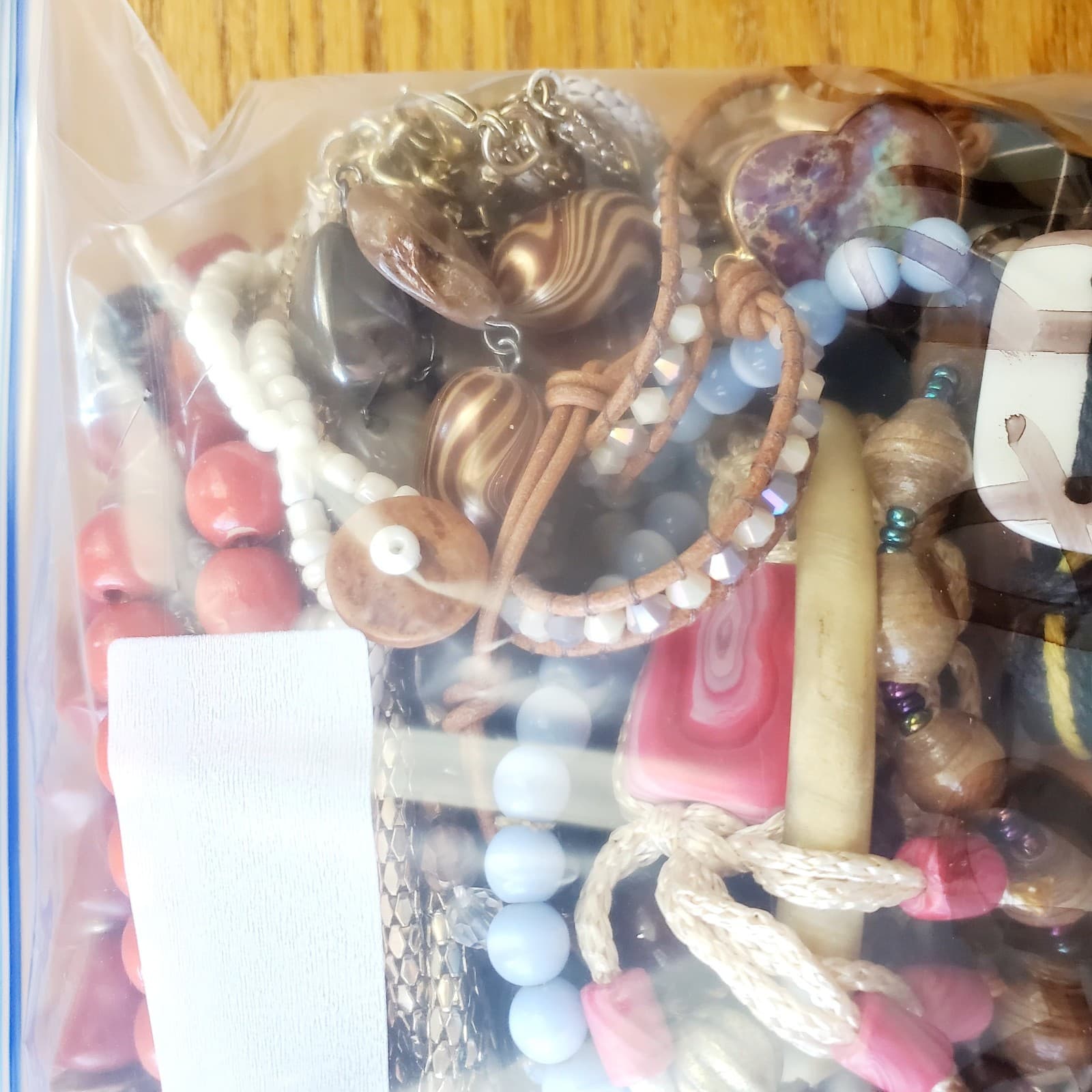 6+ LB Jewelry Lot Mostly Wearable or Resellable Necklace Earrings Vtg/Modern 711 - Thumbnail 6