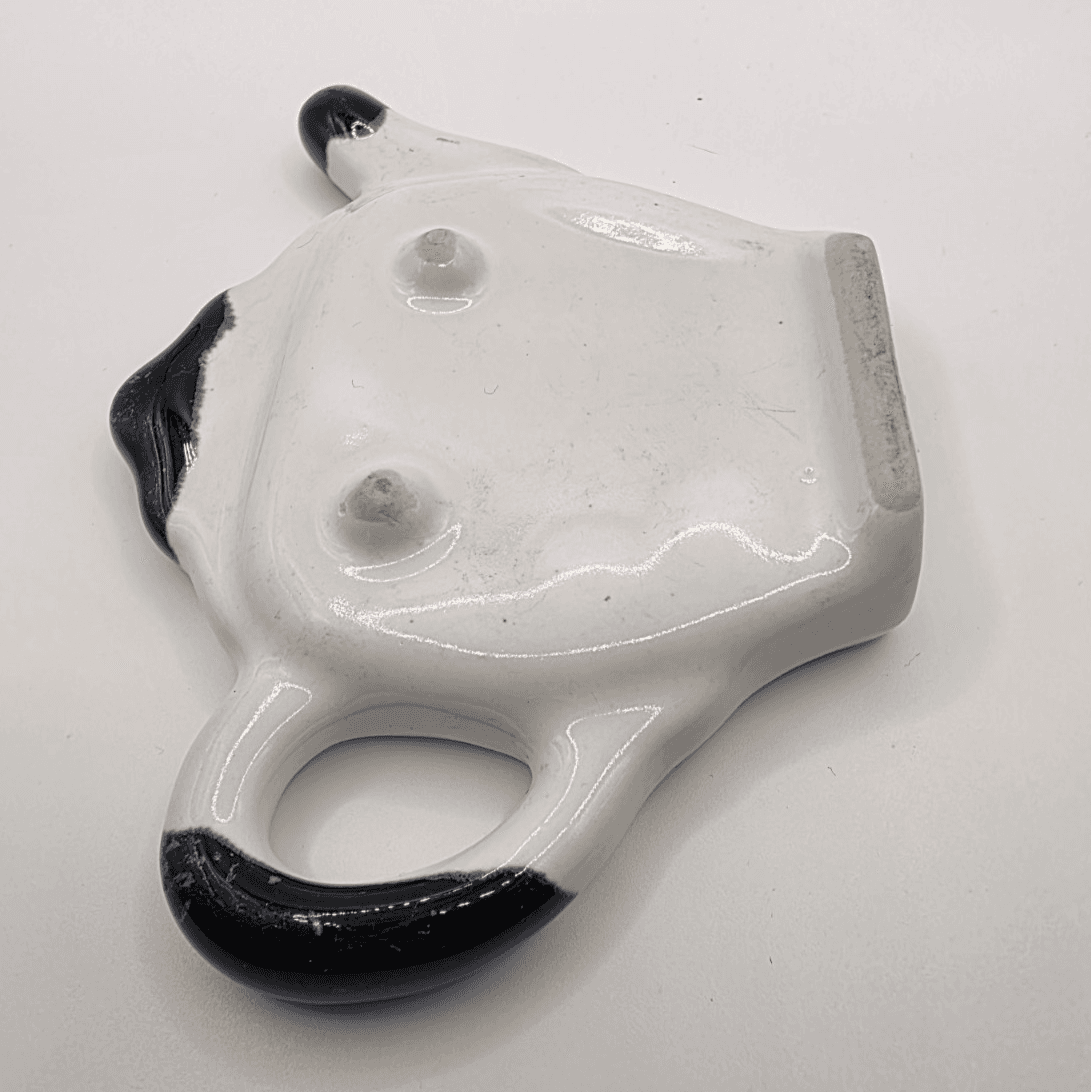 Vintage Florida Souvenir Stoneware Tea Bag Holder Teapot Shaped Sailboat Graphic - Thumbnail 5