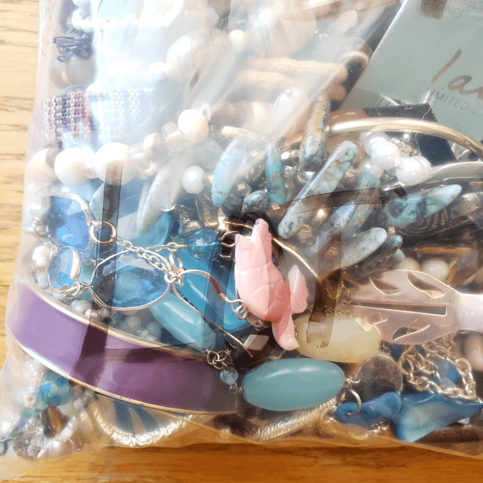 6+ LB Jewelry Lot Mostly Wearable or Resellable Necklace Earrings Vtg/Modern 711 - Thumbnail 3