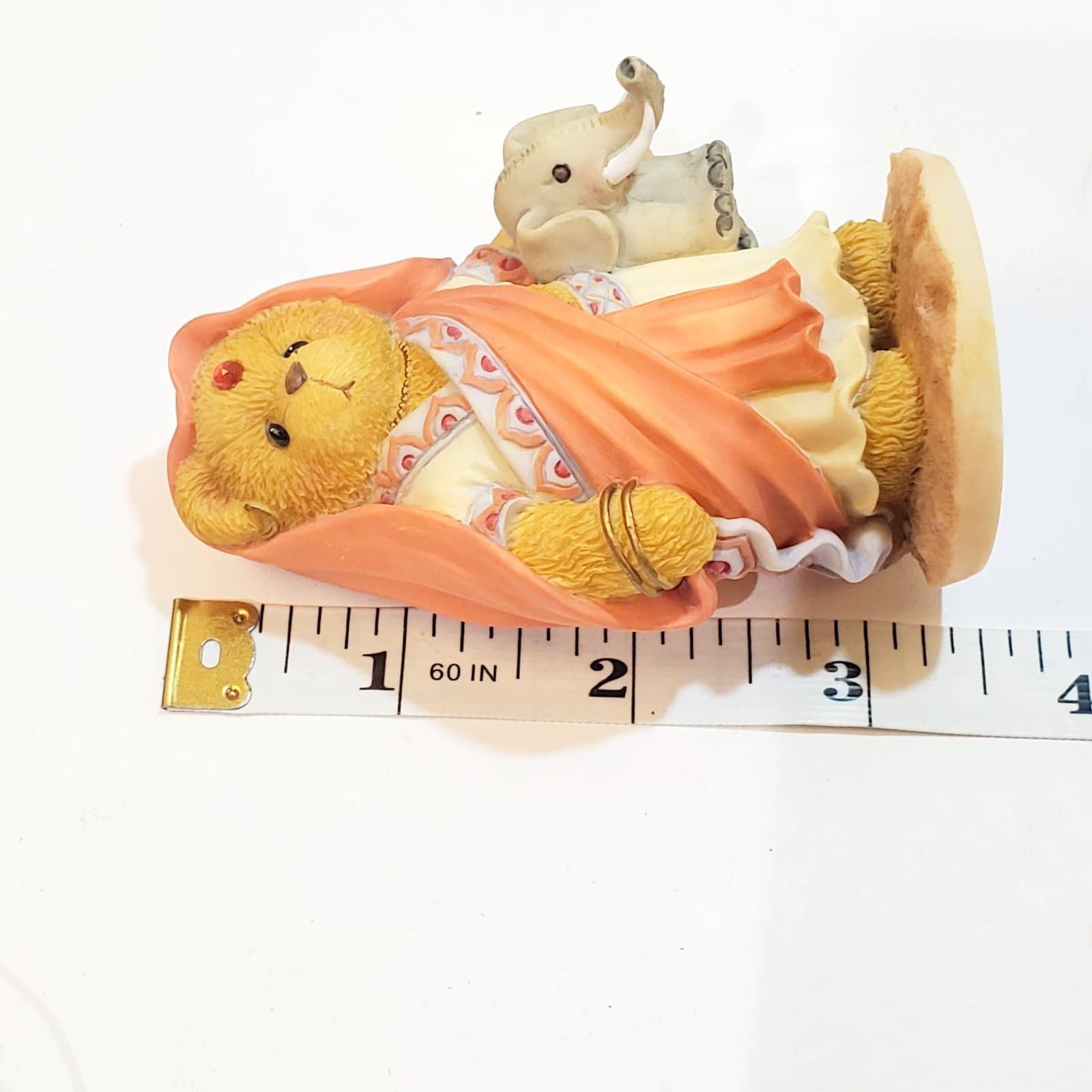 Vintage 1996 Cherished Teddies RAJUL You're Jewel of my Heart Figurine #202398 - Thumbnail 6