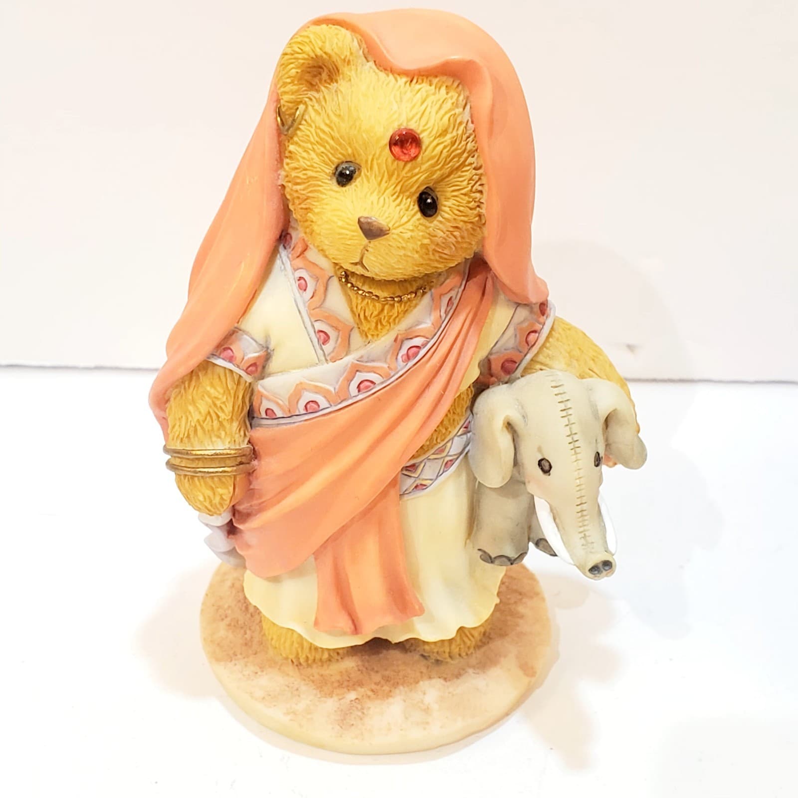 Vintage 1996 Cherished Teddies RAJUL You're Jewel of my Heart Figurine #202398