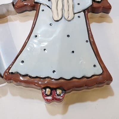 Vtg 2003 Blue Sky Claywork’s Angel Cookie Cutter and Stamp By Heather Goldminc - Thumbnail 4