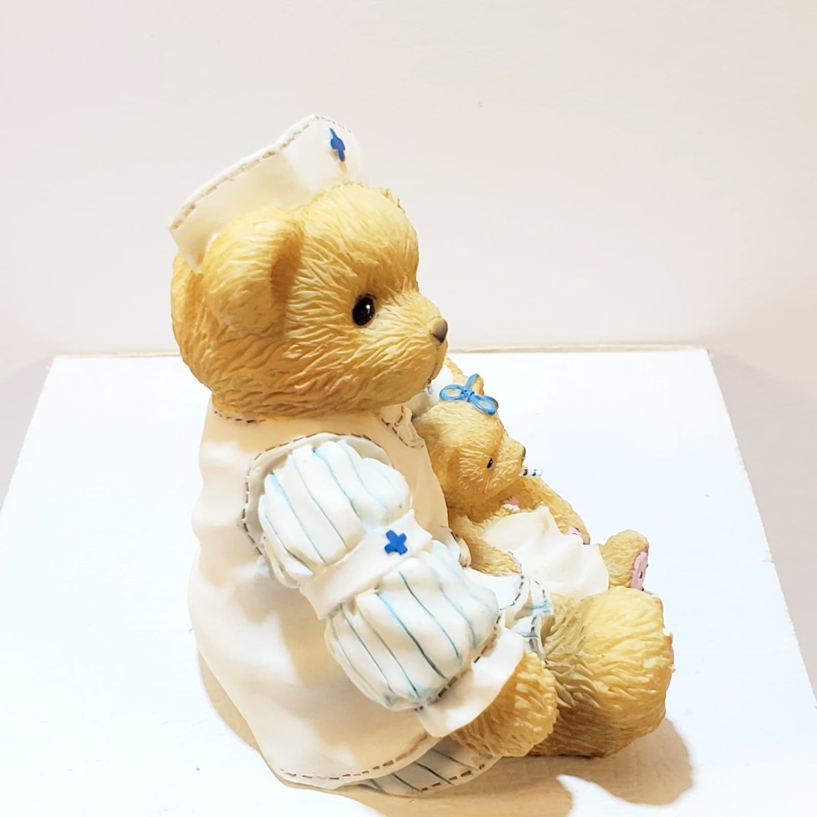 Vtg 1996 Cherished Teddies LAURA Friendship Makes It All Better Figurine #156396 - Thumbnail 2