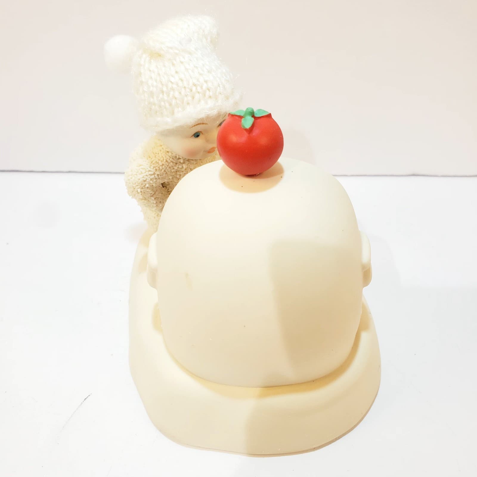 Department 56 Snowbabies FRESH HOLIDAY PIE Porcelain Figurine Oven Lights Up - Thumbnail 4