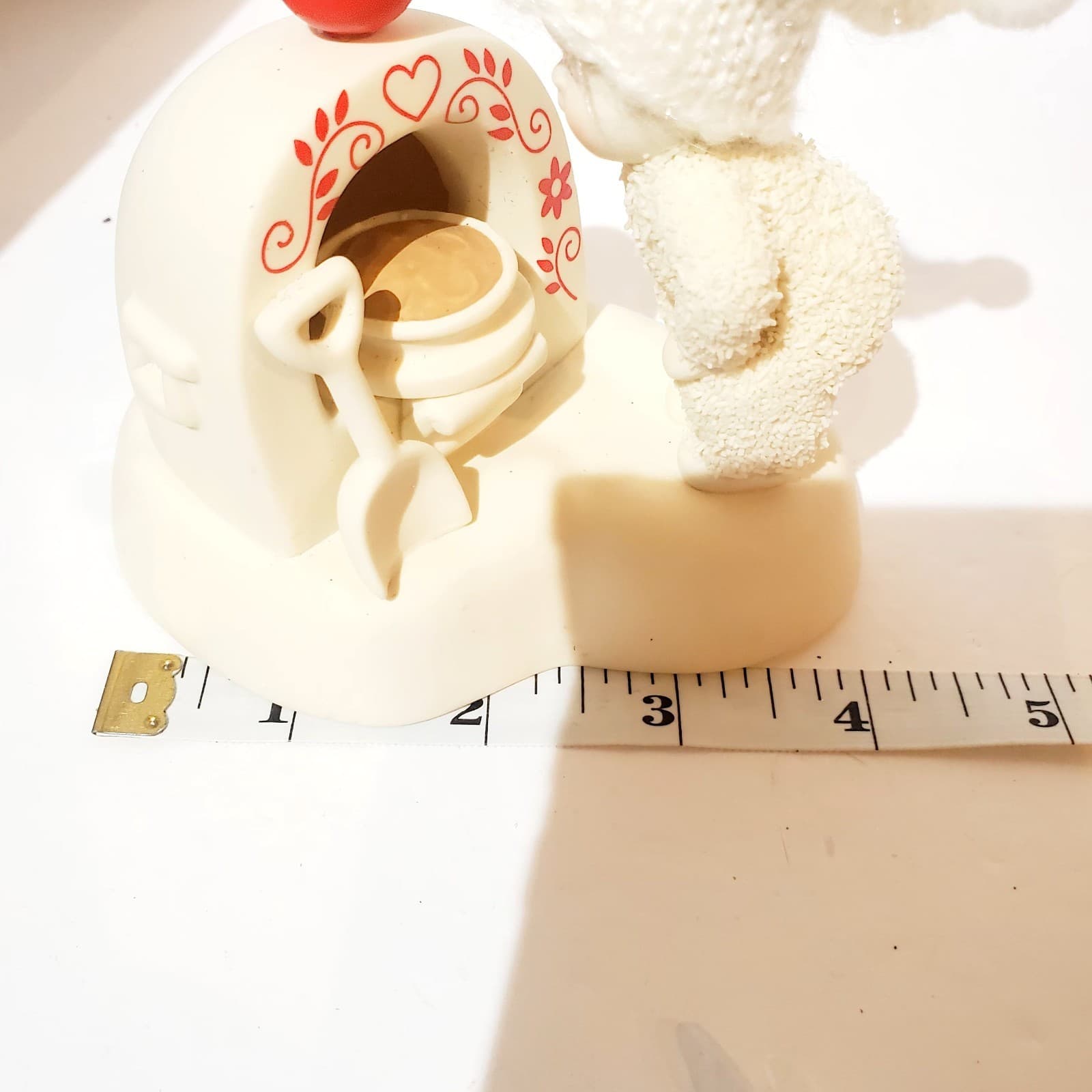 Department 56 Snowbabies FRESH HOLIDAY PIE Porcelain Figurine Oven Lights Up - Thumbnail 9