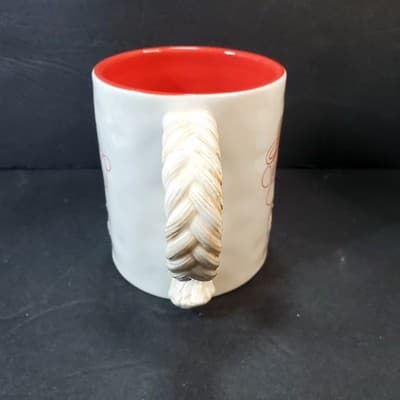 Vintage First Mate Mug Nautical 3D Rope Handle Ceramic Partner Grasslands Road - Thumbnail 2