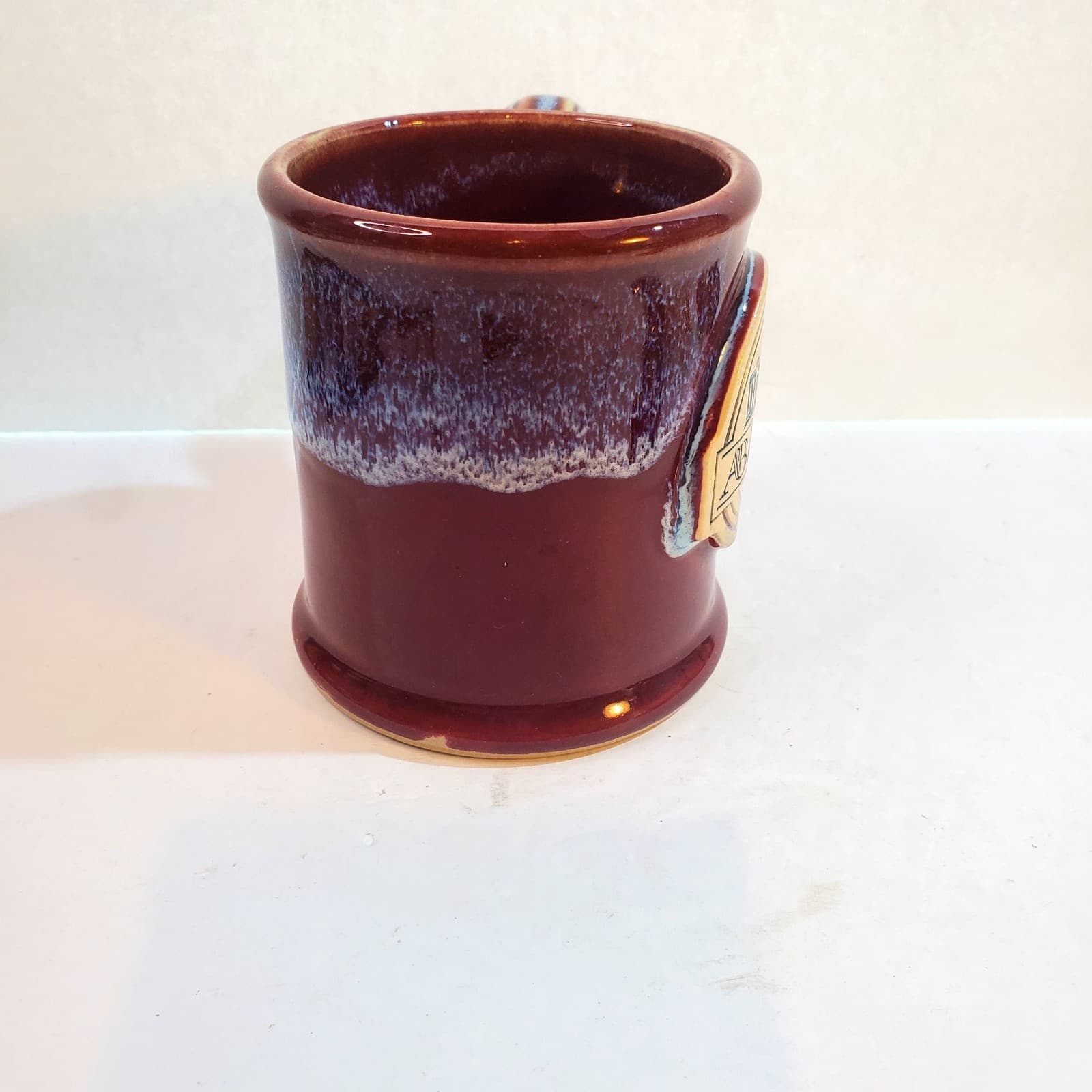Grey Fox Pottery Stoneware Mug Anderson's Book Shops Embossed Glazed Coffee Mug - Thumbnail 3