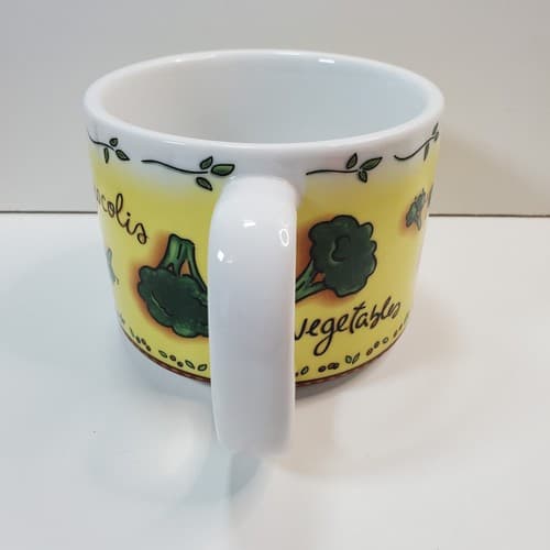 Jocha by MSC Broccoli Vegetable Legume 16 oz Country Soup Mug Bowl Stackable Cup - Thumbnail 4