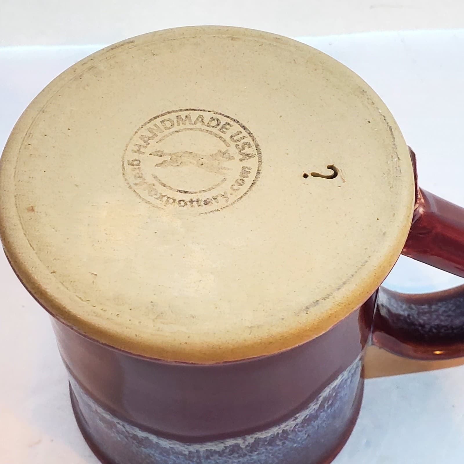 Grey Fox Pottery Stoneware Mug Anderson's Book Shops Embossed Glazed Coffee Mug - Thumbnail 8