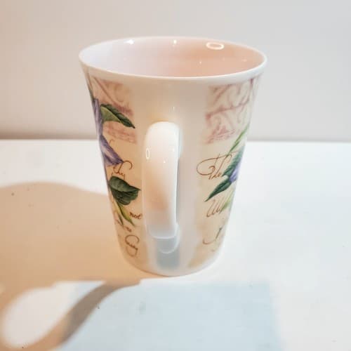 Vintage Crown Trent Fine Bone China Floral Coffee Tea Mug Cup Made in England - Thumbnail 4