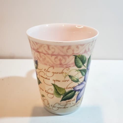 Vintage Crown Trent Fine Bone China Floral Coffee Tea Mug Cup Made in England - Thumbnail 2