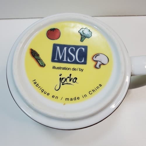 Jocha by MSC Broccoli Vegetable Legume 16 oz Country Soup Mug Bowl Stackable Cup - Thumbnail 6