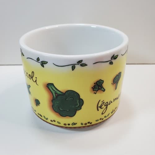Jocha by MSC Broccoli Vegetable Legume 16 oz Country Soup Mug Bowl Stackable Cup - Thumbnail 2