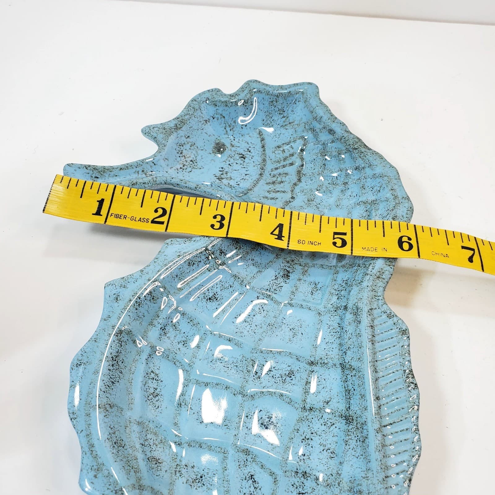 Cynthia Rowley Blue Melamine Seahorse Dish Beach Core by COASTAL Collection - Thumbnail 7