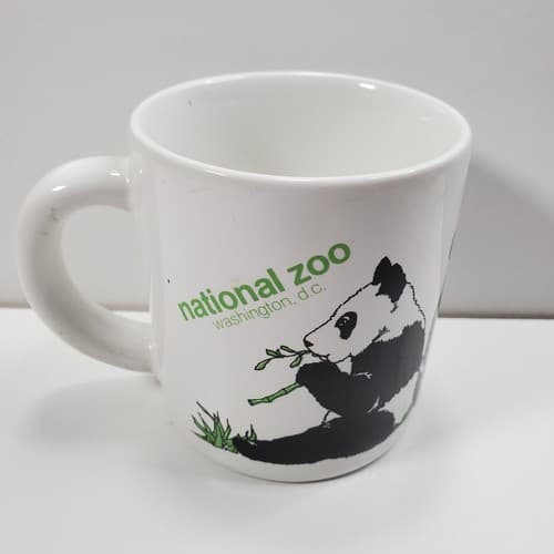 Vintage 1982 Washington, DC FONZ National Zoo Pandas Coffee Cup Tea Mug 3.25"