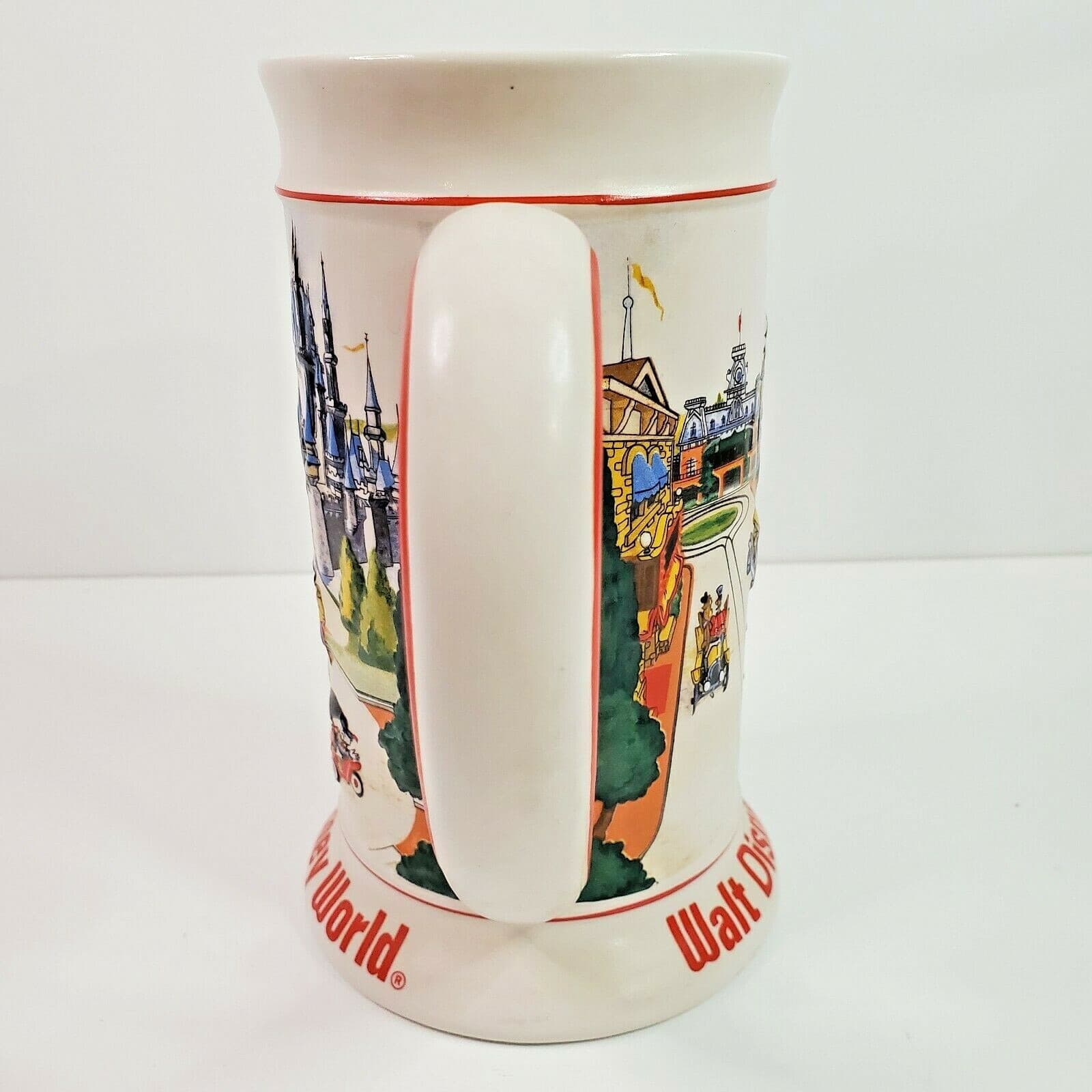 Vintage Walt Disney World Stein Beer Collectible Mug 3D Made In Brazil Ceramarte - Thumbnail 7