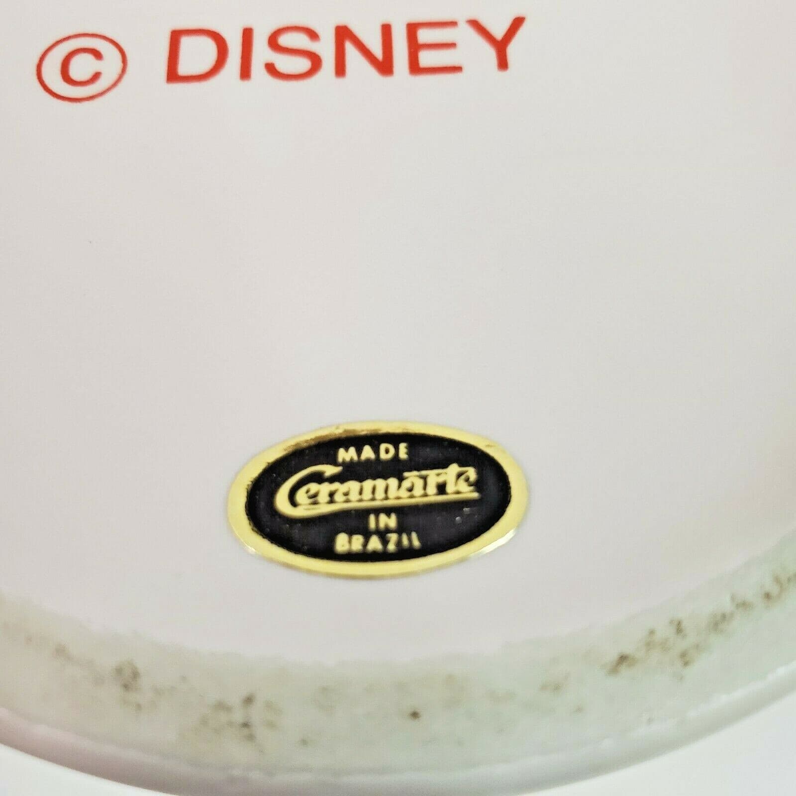 Vintage Walt Disney World Stein Beer Collectible Mug 3D Made In Brazil Ceramarte - Thumbnail 9