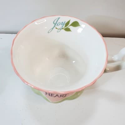 Susan Winget The Studio Shop Coffee Mug Tea Cup Joy Thankful Heart Inspirational - Thumbnail 3