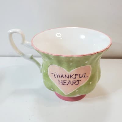 Susan Winget The Studio Shop Coffee Mug Tea Cup Joy Thankful Heart Inspirational - Thumbnail 5