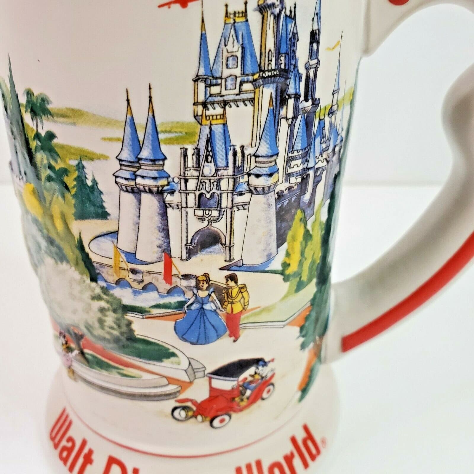 Vintage Walt Disney World Stein Beer Collectible Mug 3D Made In Brazil Ceramarte - Thumbnail 5