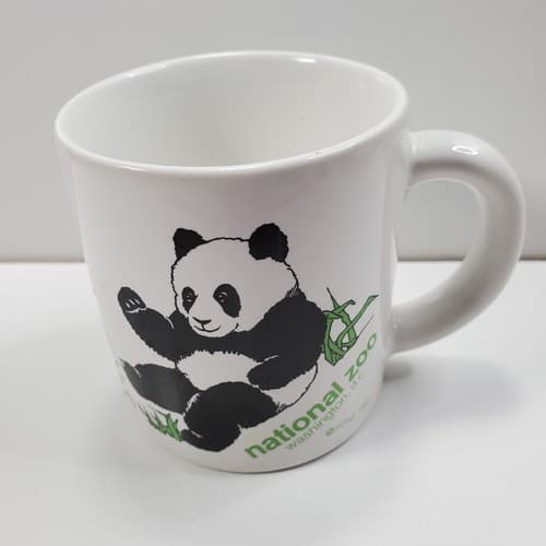 Vintage 1982 Washington, DC FONZ National Zoo Pandas Coffee Cup Tea Mug 3.25" - Thumbnail 3