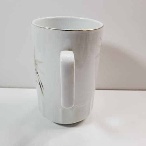 Vintage Tatung Taiwan Porcelain Asian Floral Handled Tea Coffee Mug Cup - Thumbnail 4