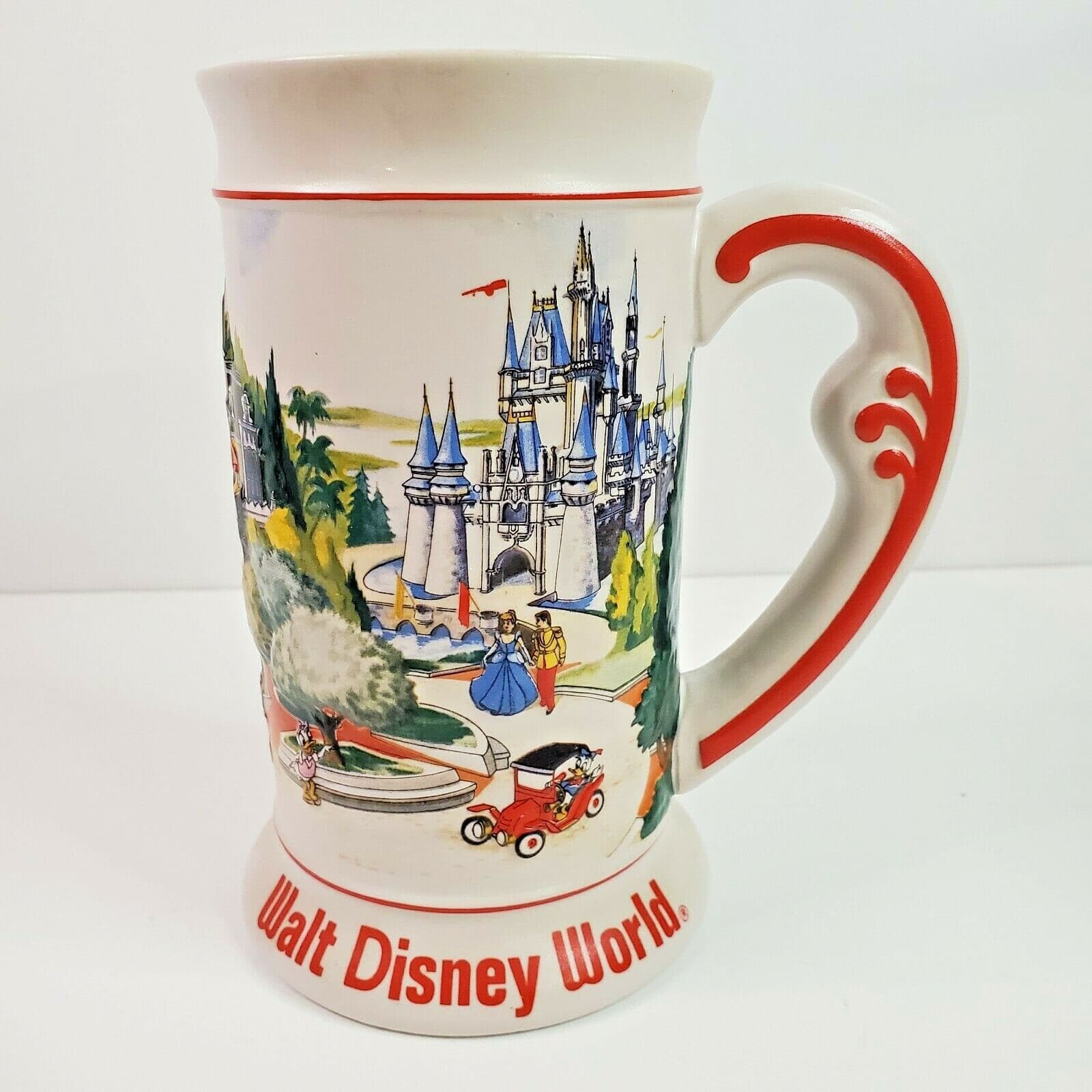 Vintage Walt Disney World Stein Beer Collectible Mug 3D Made In Brazil Ceramarte - Thumbnail 4