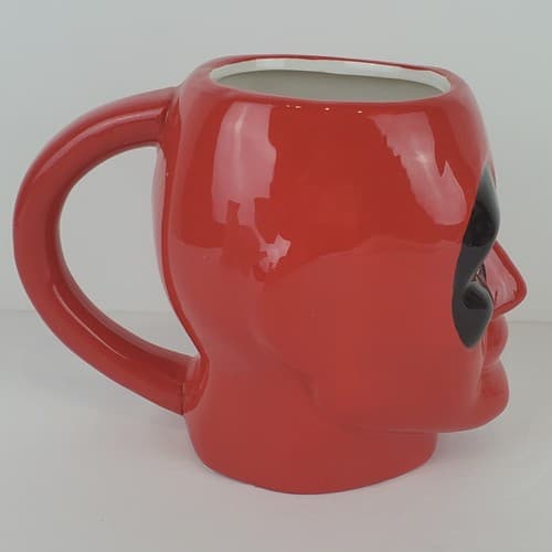 DEADPOOL Marvel Avengers Ceramic 3D Head Molded Coffee Mug Cup - Thumbnail 4