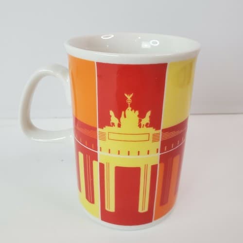 Studio Berlin Design Berlin Coffee Tea Mug Cup Red Orange Yellow - Thumbnail 3