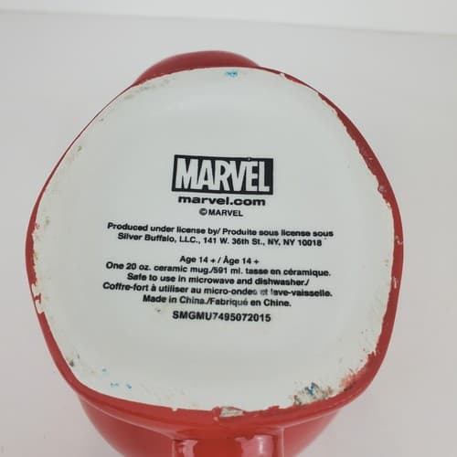 DEADPOOL Marvel Avengers Ceramic 3D Head Molded Coffee Mug Cup - Thumbnail 6