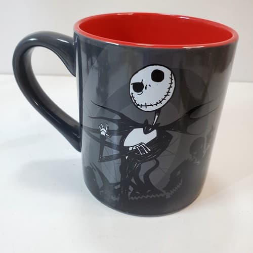 Large Halloween Coffee Mug Jack Skellington Nightmare Before Christmas 14 ounce - Thumbnail 3