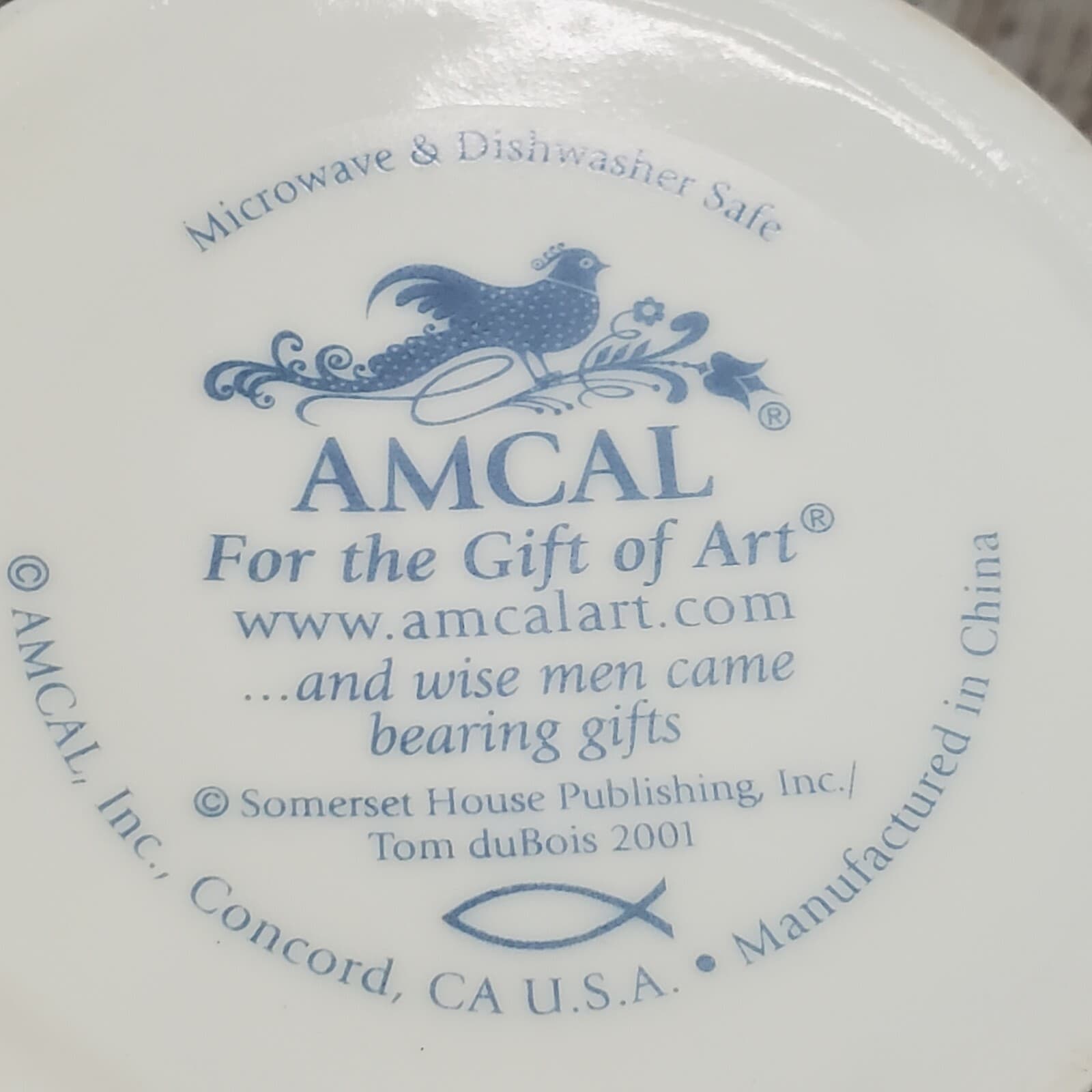 2001 AMCAL "...and wise men came bearing gifts" For the Gift of Art Coffee Mug - Thumbnail 8